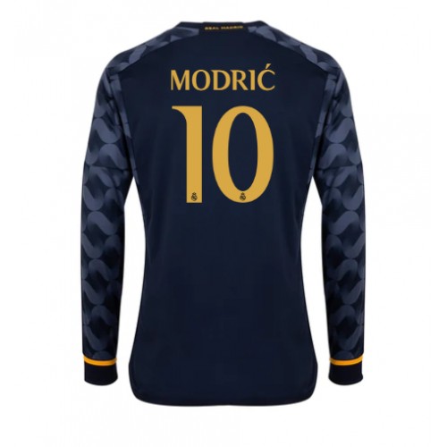Real Madrid Luka Modric #10 Gostujuci Dres 2023-24 Dugi Rukav